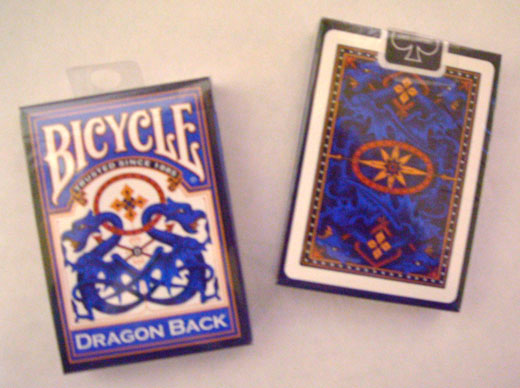 bicycle dragon back blue